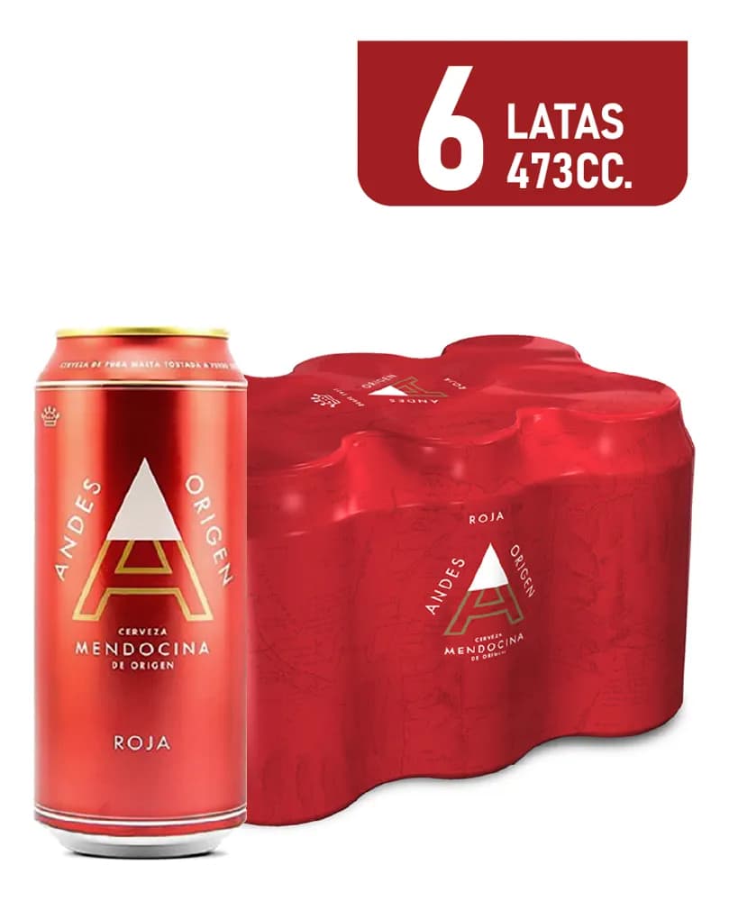 CERV ANDES ROJA LATA X 6