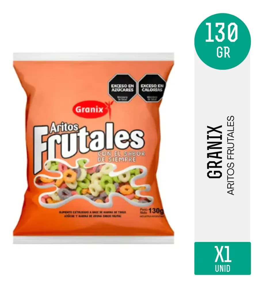 CEREAL ARITOS FRUTALES GRANIX 130G