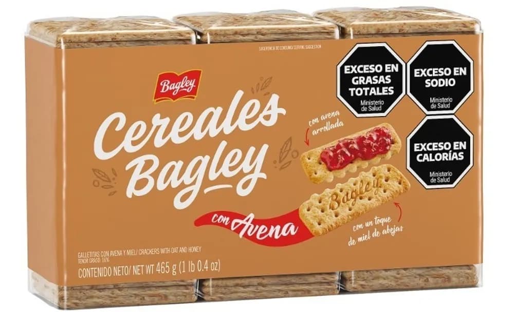 GALLE CEREALES BAGLEY CON AVENA X3