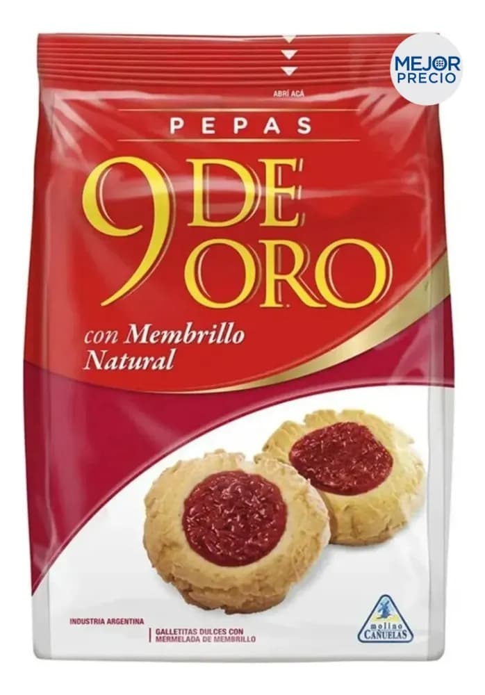 GALLE 9 DE ORO PEPAS MEMBRILLO 200 G