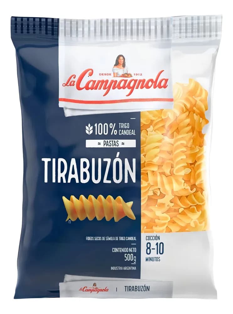 FIDEO LA CAMPAGNOLA TIRABUZON 500 G