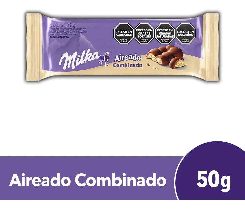 CHOCO LEGER COMBINADO MILKA 50G