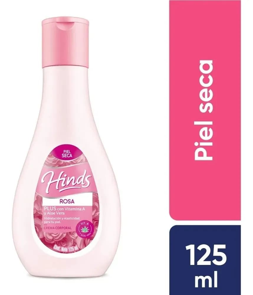 CREMA HINDS PIEL SECA ROSA 125ML
