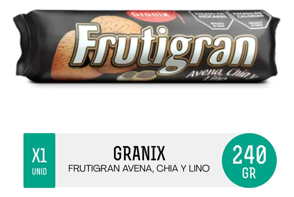FRUTIGRAN AVENA, CHIA Y LINO 240G