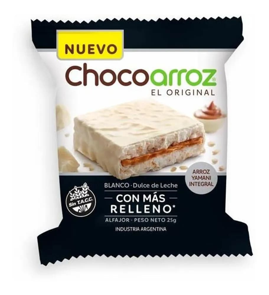 CHOCOARROZ BLANCO & DULCE DE LECHE 22G