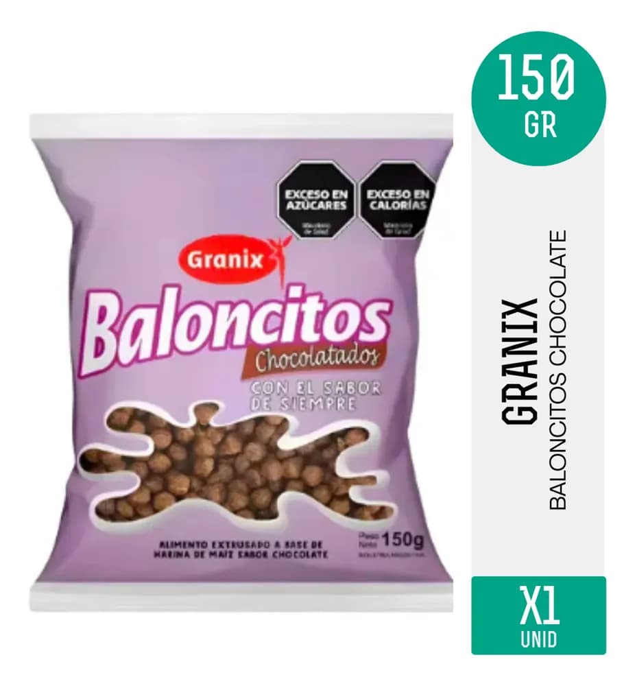 CEREAL BALONCITOS CHOCOLATADA GRANIX 150G