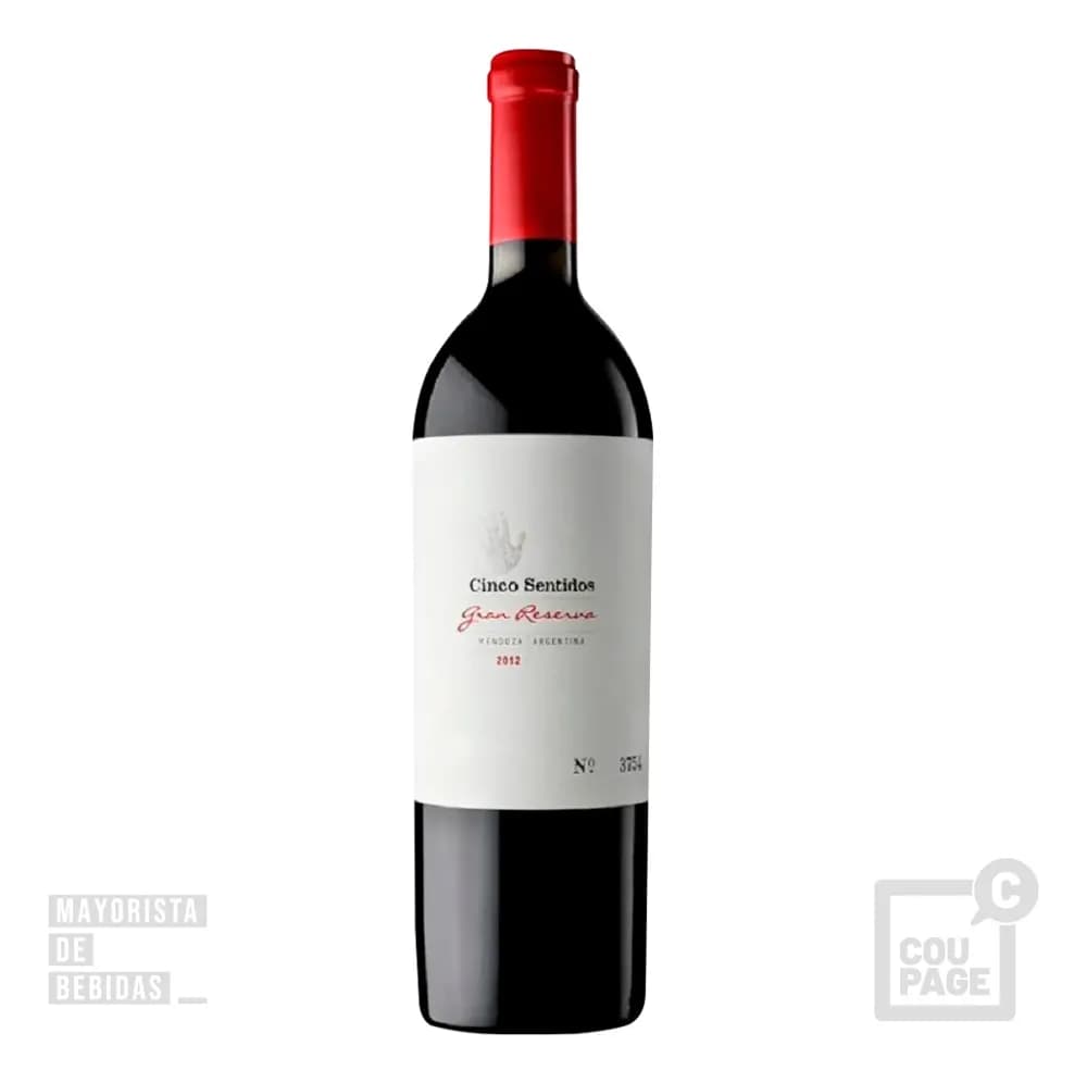 VINO CINCO SENTIDOS GRAN RESERVA 750 CC