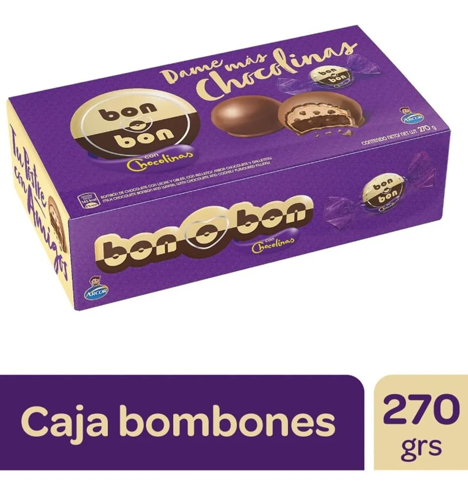 BOMBON CHOCOLINA CAJA