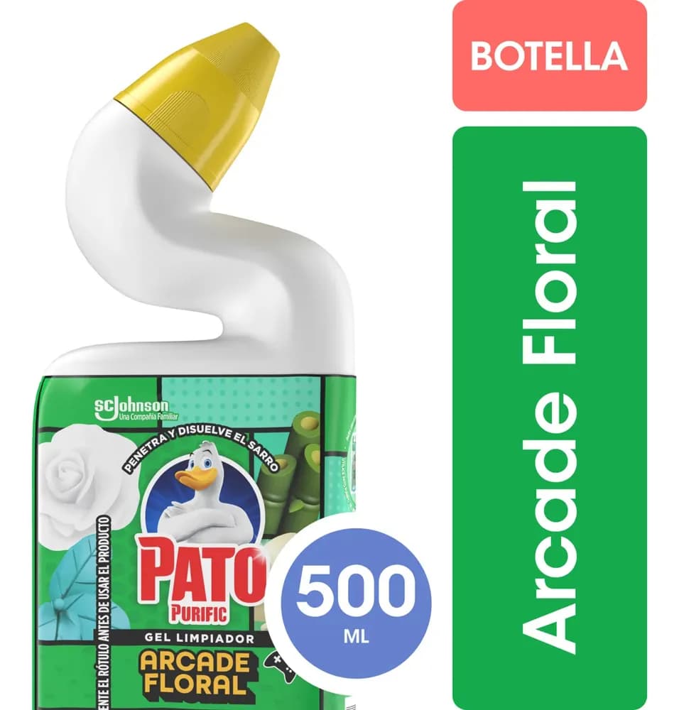 GEL LIMPIADOR FLORAL PATO 500 ML