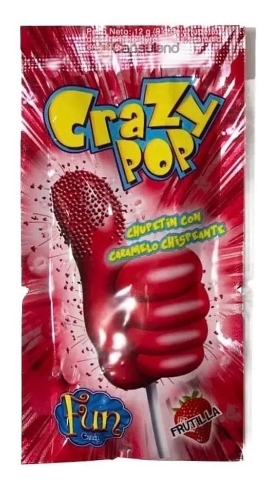 CHUP CRAZY POP FRUTILLA