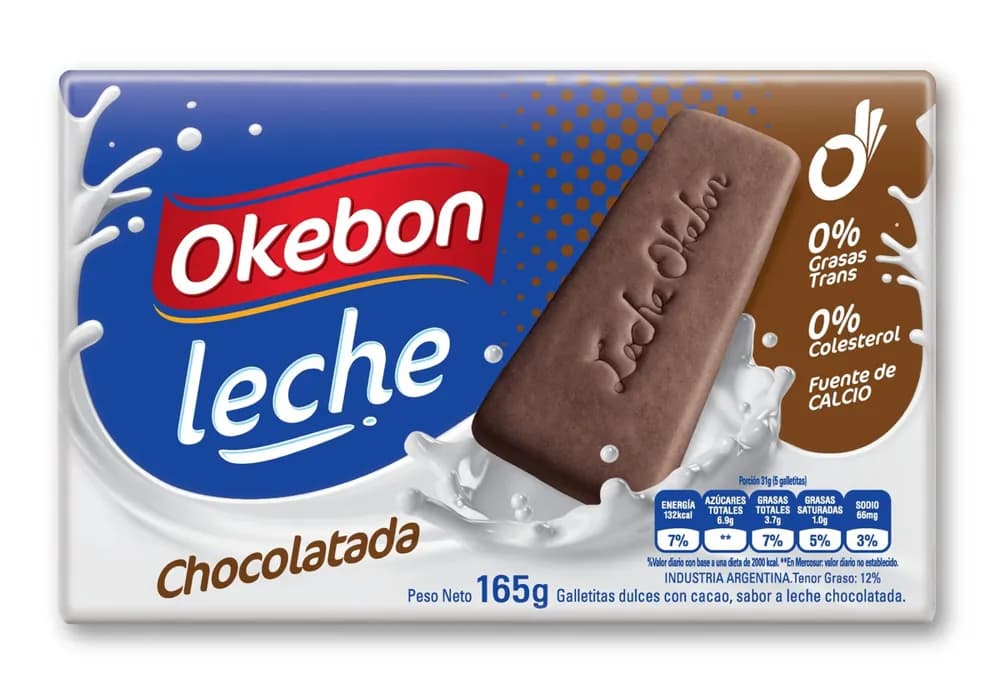 GALLE OKEBON LECHE 3 CEREALES 165G