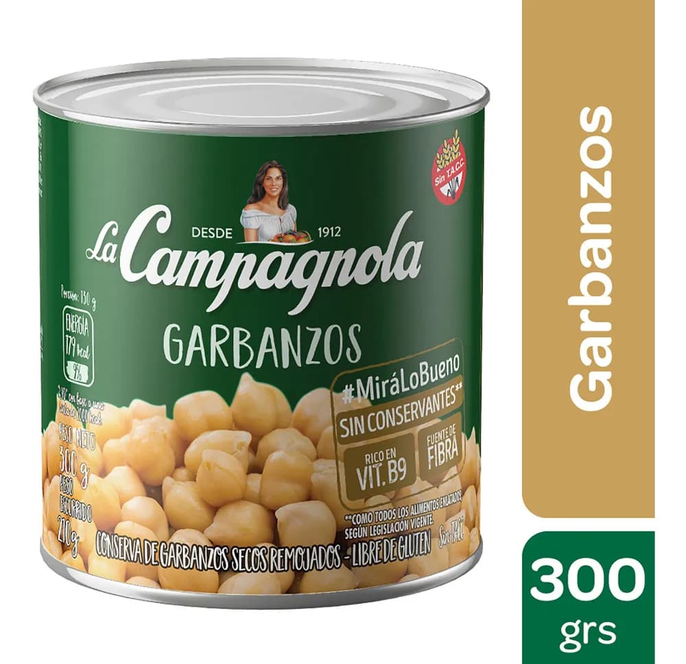 GARBANZOS LA CAMPAGNOLA 300G