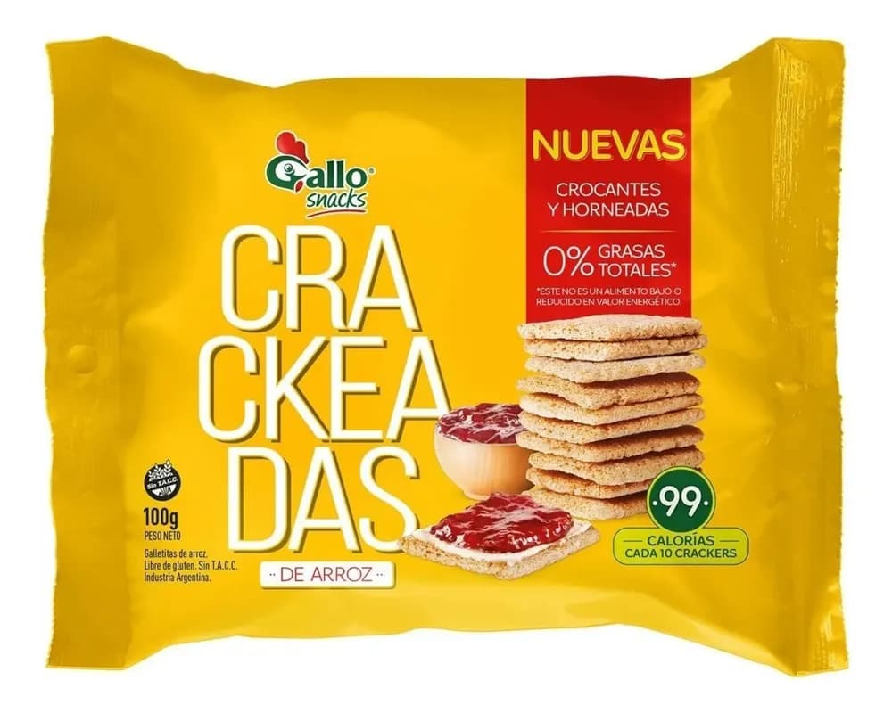 GALLO CRAKEADAS ARROZ 100G