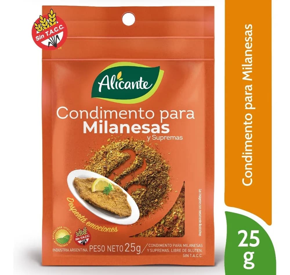 COND PARA MILANESA ALICANTE 25G