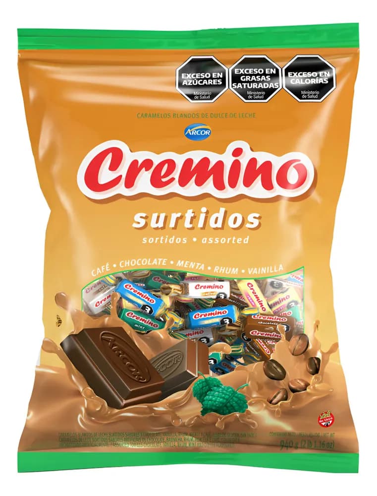 CARA ARCOR CREMINO SURTIDOS 940G
