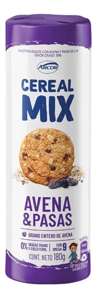 GALLE CEREAL MIX AVENA PASAS 180 G