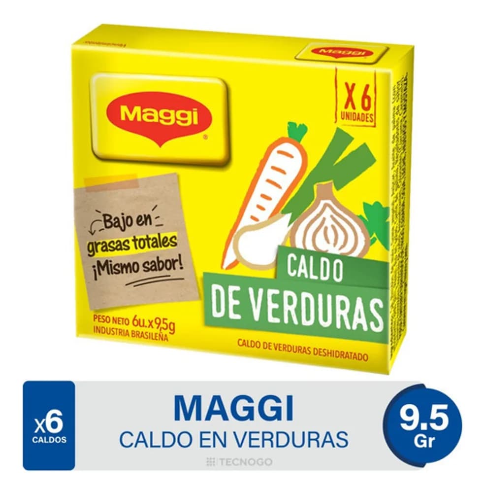 CALDO MAGGI VERDURAS X 6