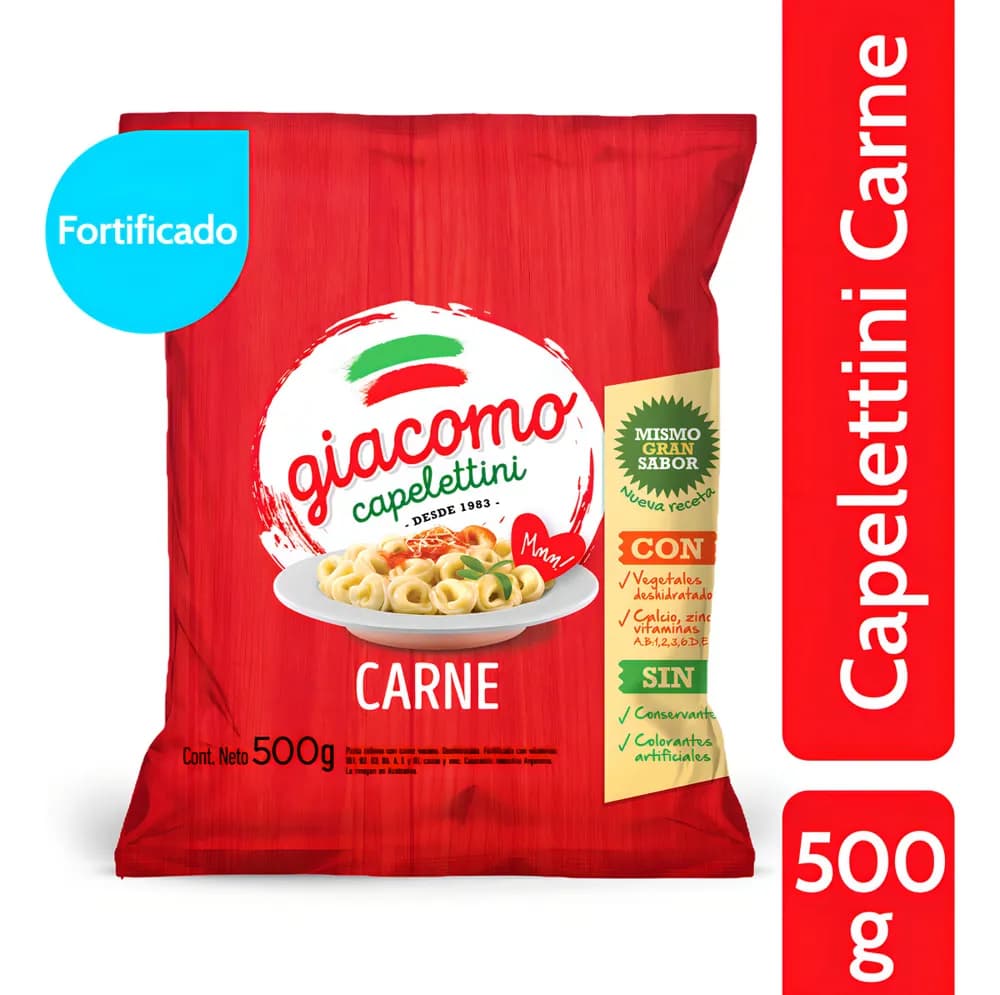 CAPELETTINI GIACOMO CARNE 500 G