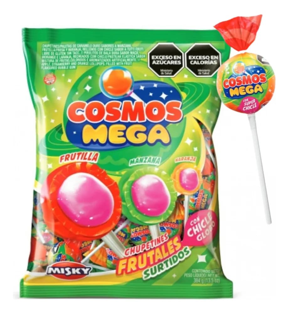 CHUP MISKY COSMOS MEGA SURTIDO CHICLE X 24