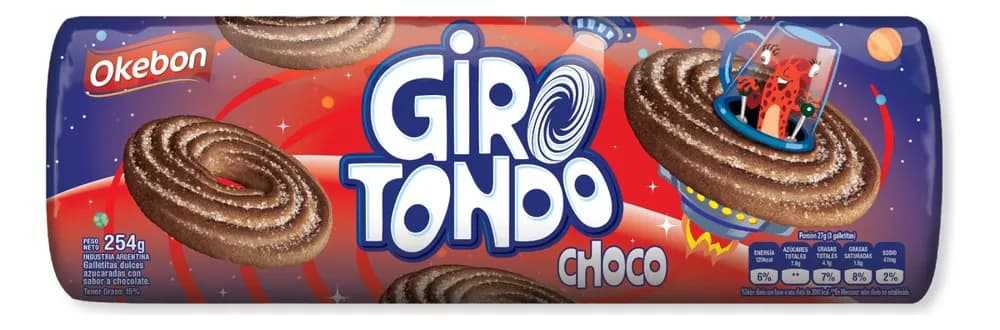 GALLE GIRO TONDO CHOCO OKEBON 254G