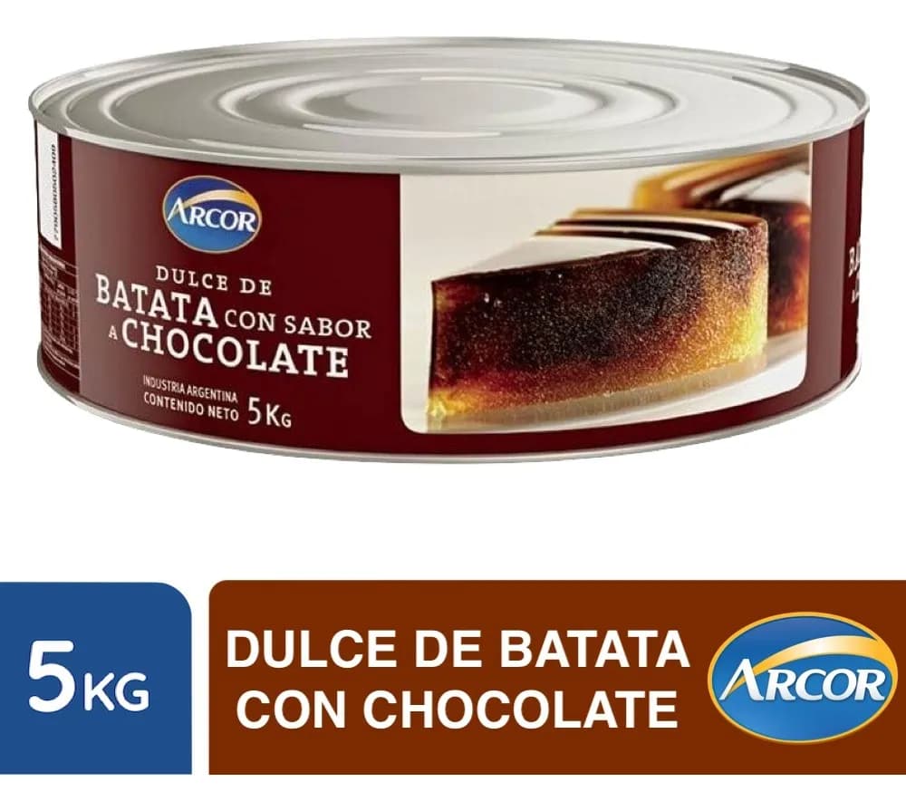 DULCE DE BATATA CON SAB CHOCO ARCOR 5KG