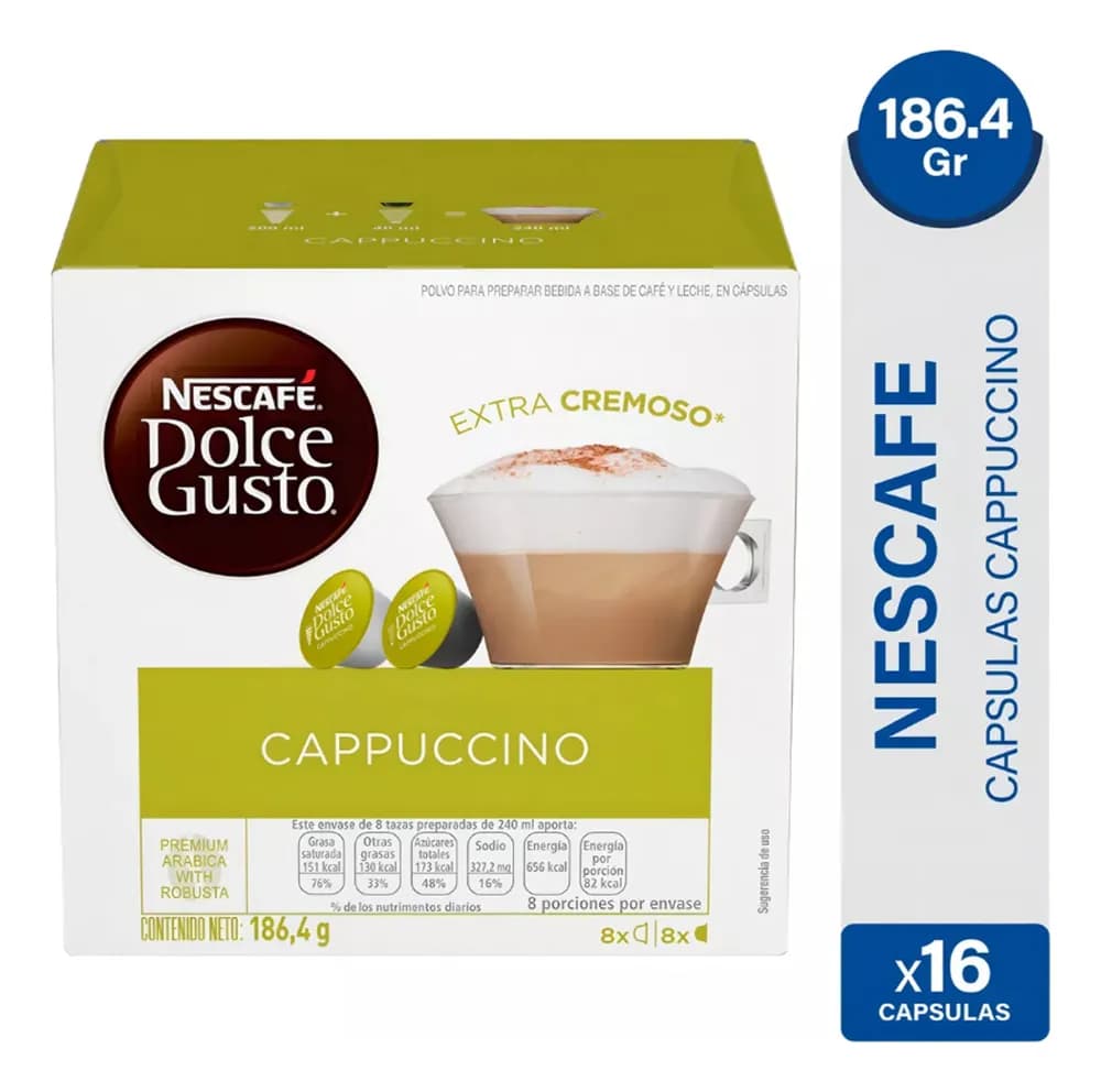 CAPSULAS DOLCE GUSTO CAPPUCCINO
