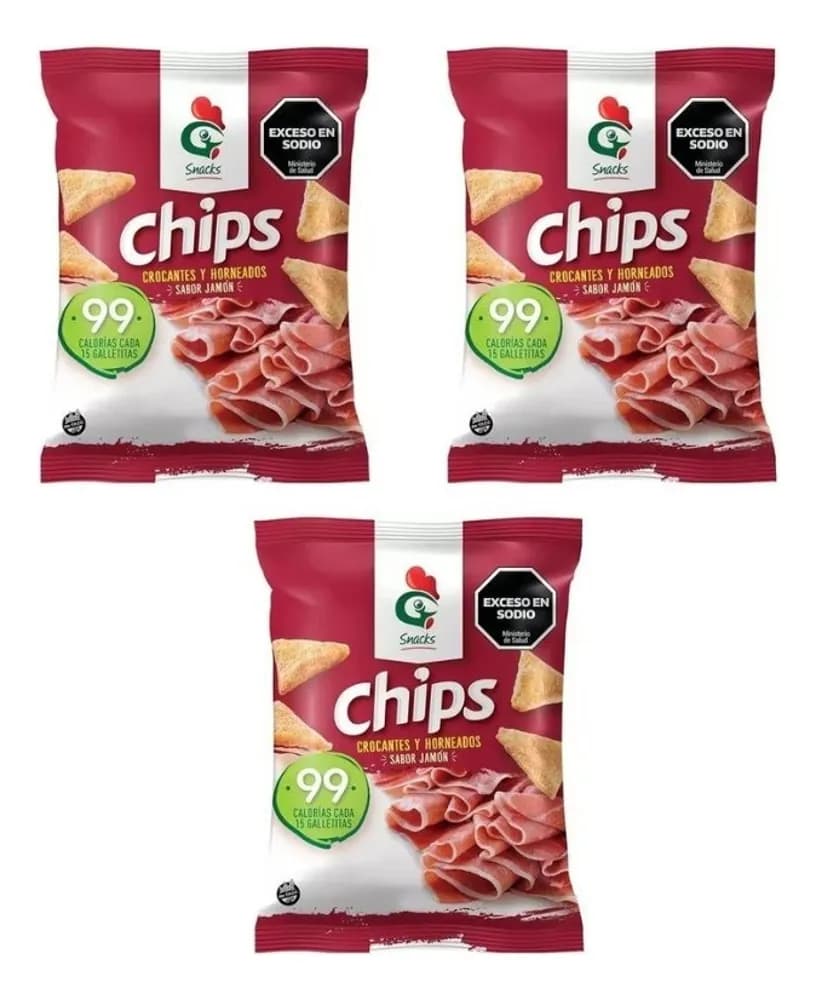 SNACK GALLO CHIPS JAMON 100 G