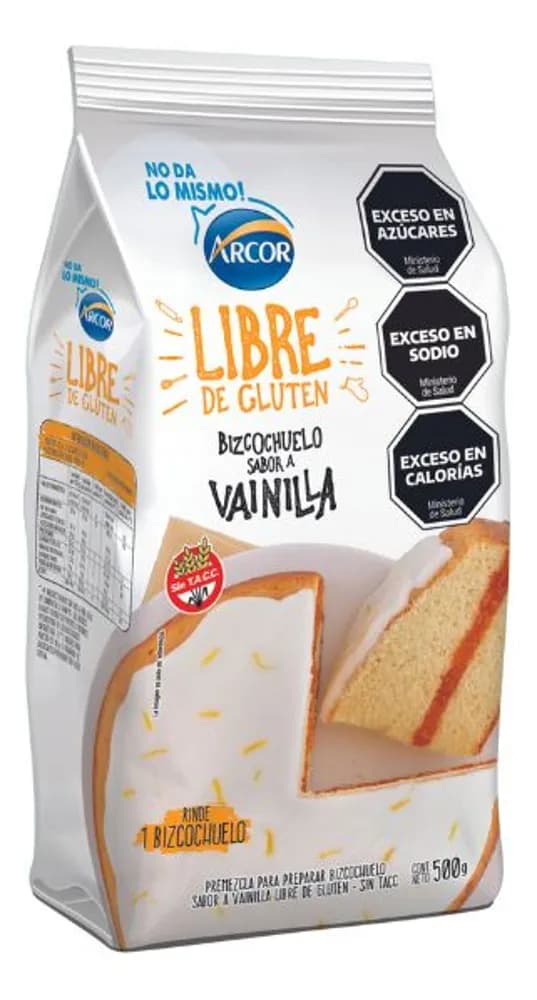 BIZCO ARCOR VAINILLA SIN TACC 500 G