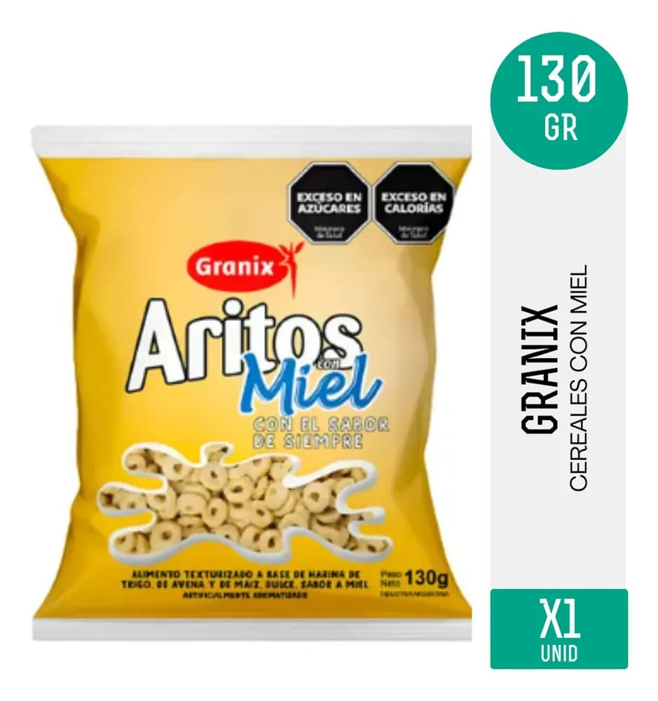 CEREAL ARITOS CON MIEL GRANIX 130G