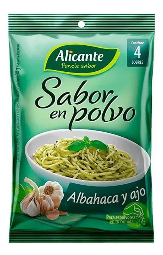 CALDO ALICANTE PARA SABORIZAR ALBAHACA Y AJO