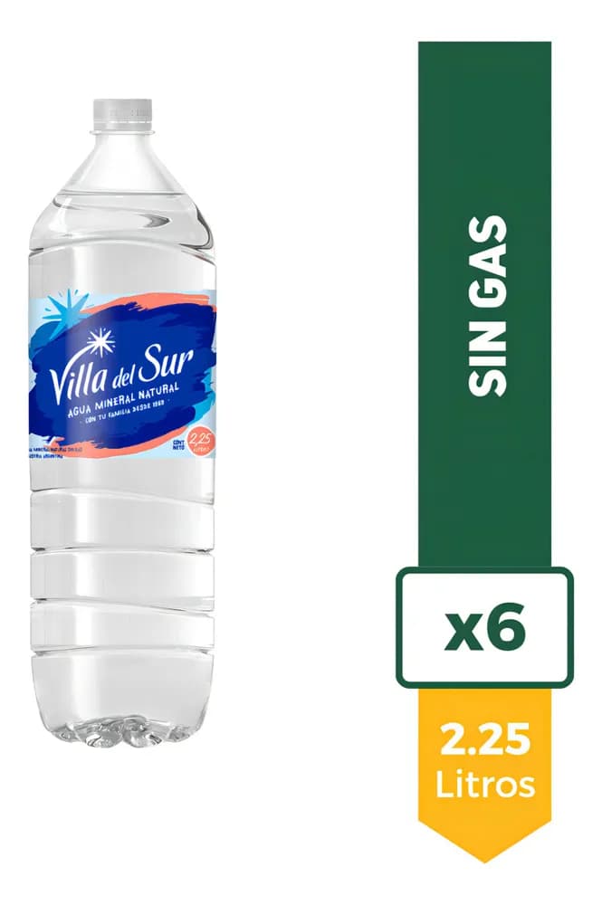AGUA MINERAL VILLA DEL SUR 2,25L