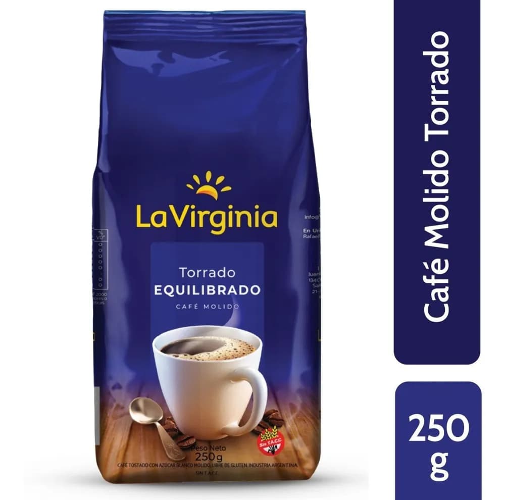 CAFE LA VIRGINIA TORRADO EQUILIBRADO 250G