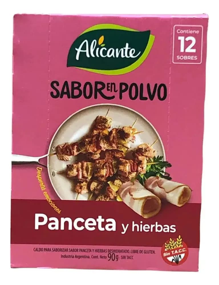 CALDO ALICANTE PANCETAS Y HIERBAS 6G