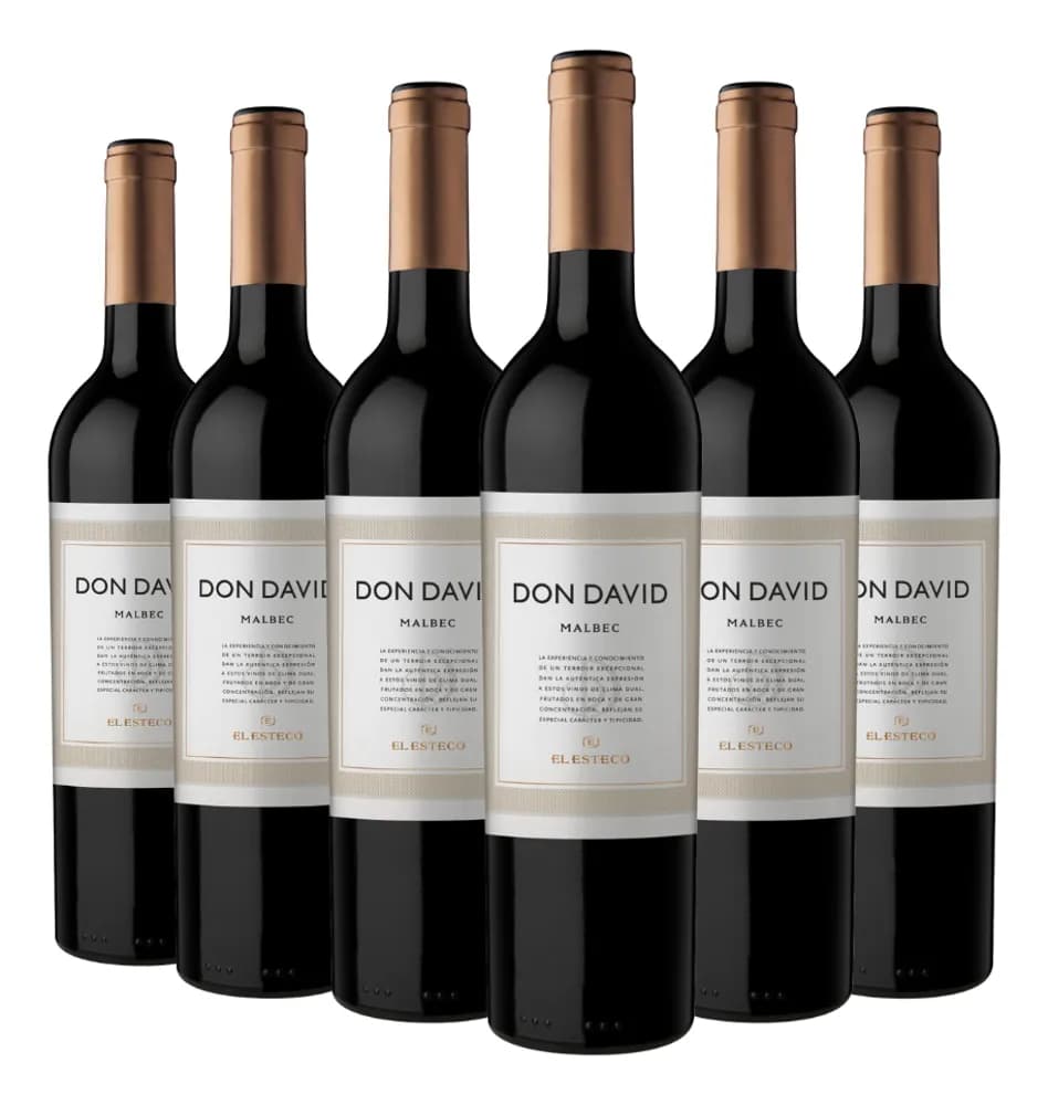 VINO DON DAVID TINTO MALBEC 750 CC