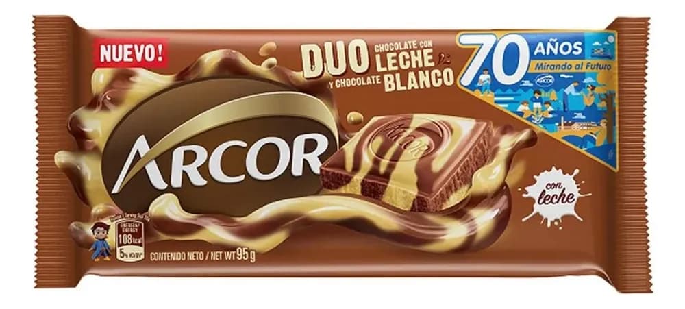 CHOCO ARCOR DUO 95 G