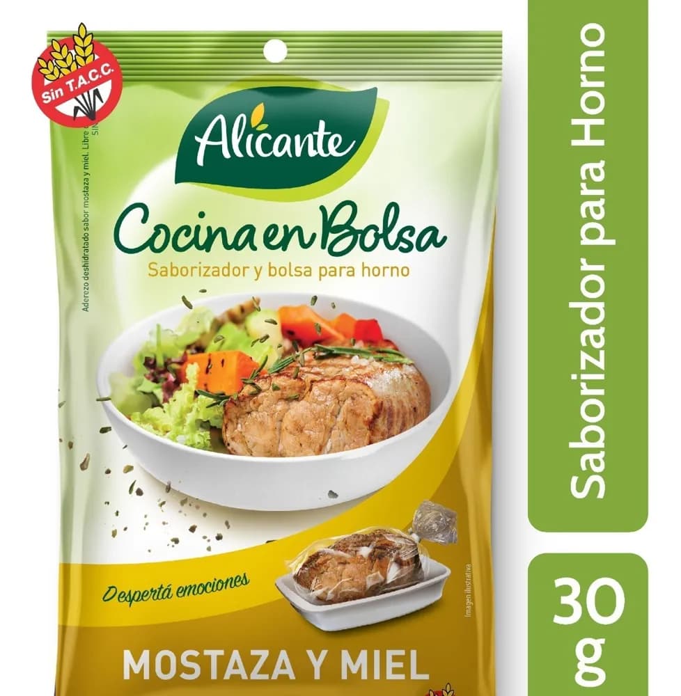 COCINA ALICANTE EN BOLSA MOSTAZA Y MIEL 300G