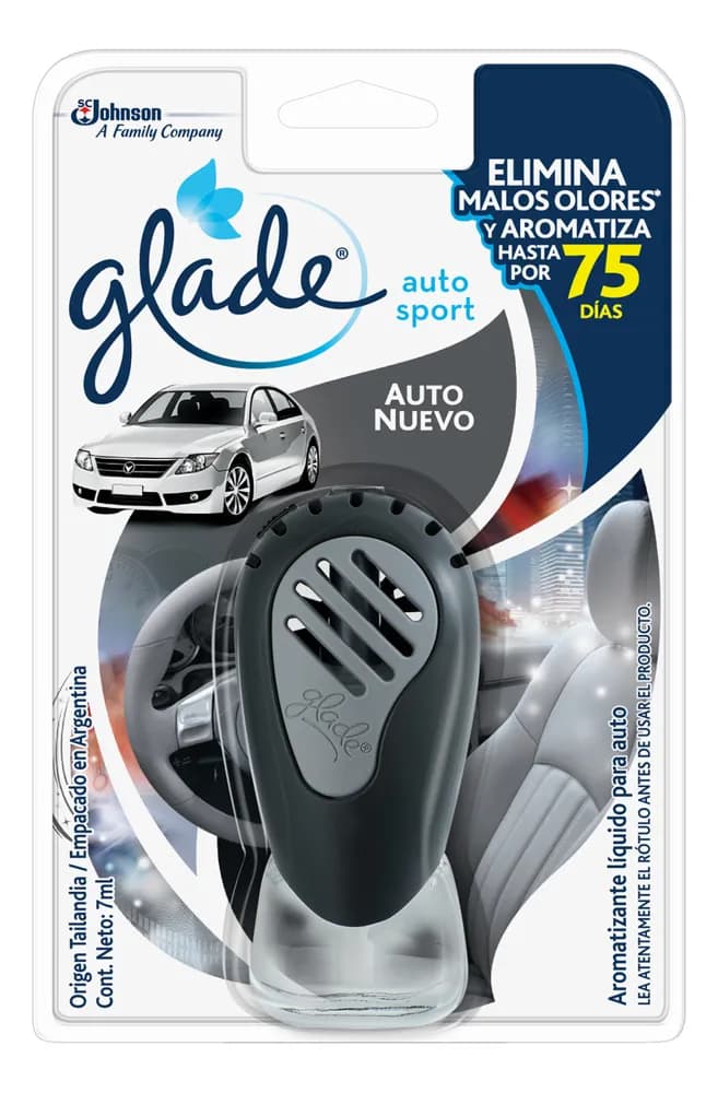 LIQ AROMATIZANTE GLADE AUTO APARATO AUTO NUEVO