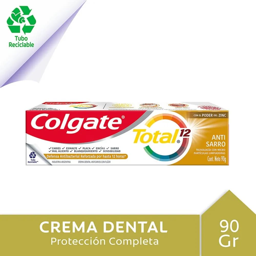 DENT COLGATE TOTAL 12 ANTI SARRO 90G