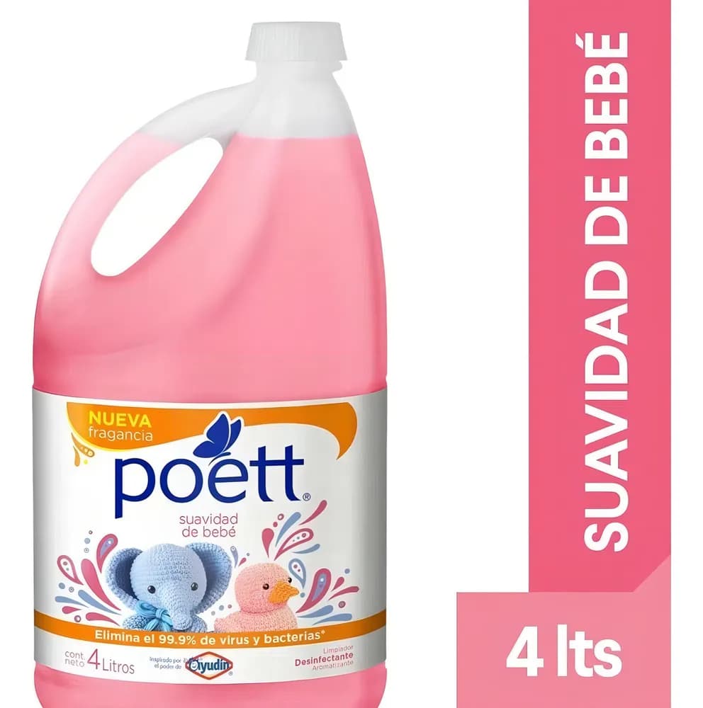 LIQ PISO POETT SUVIDAD BEBE 4 L