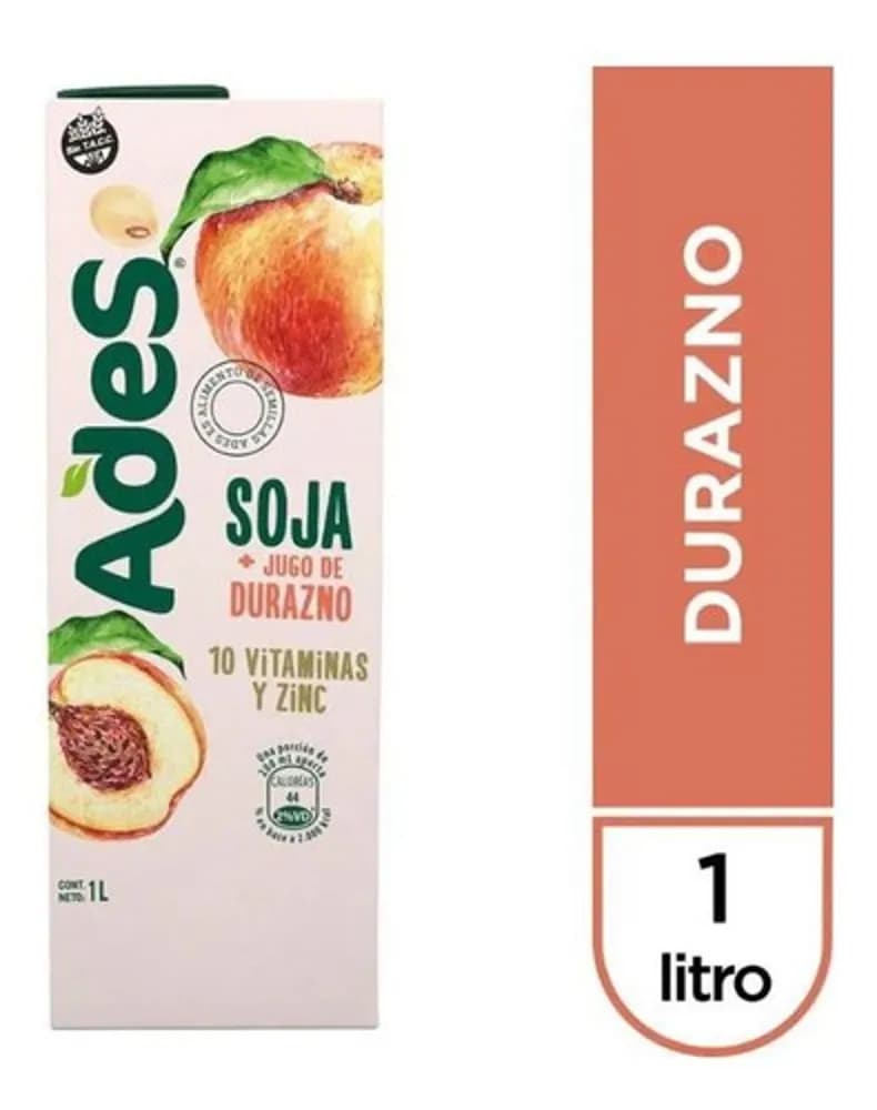 JUGO ADES DURAZNO 1 L