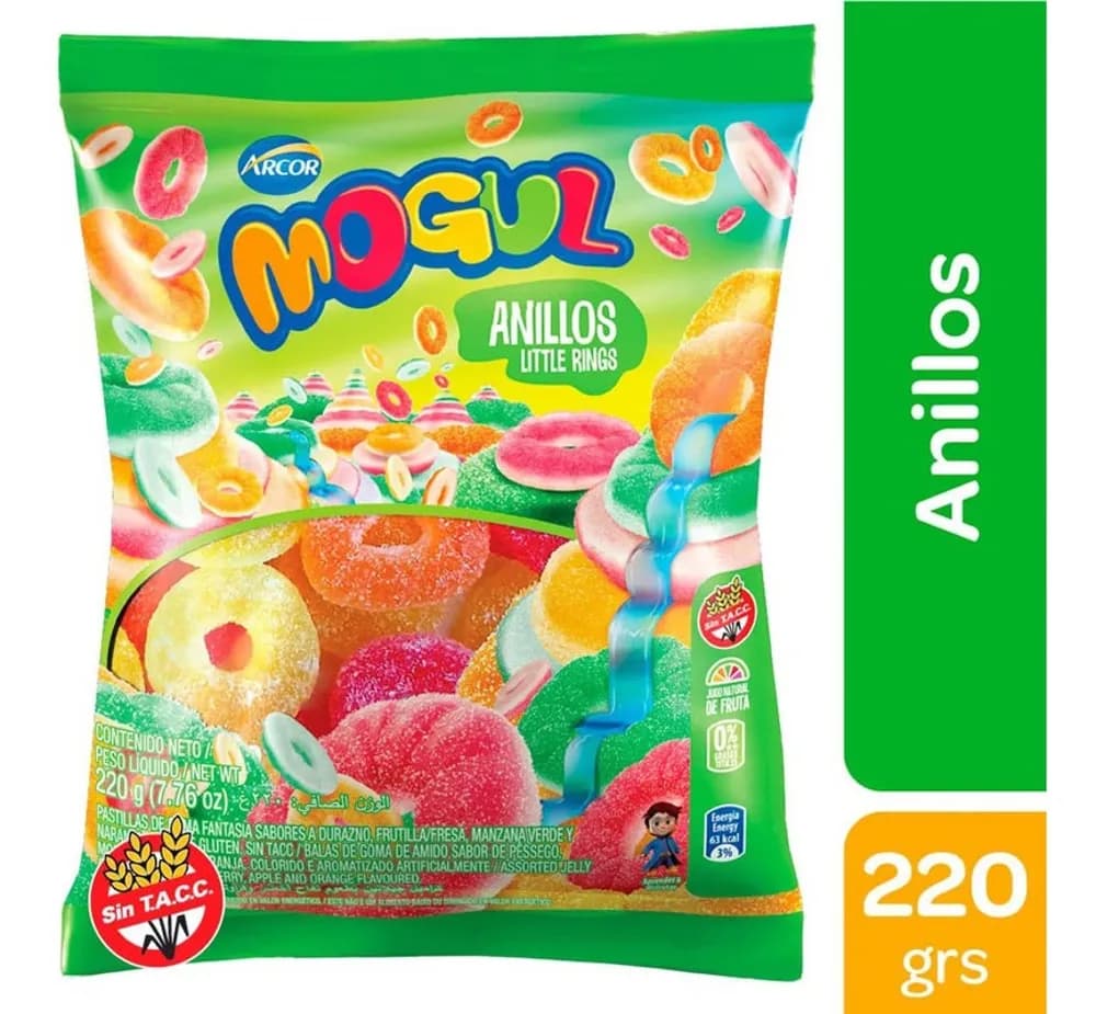 MOGUL ANILLOS ARCOR 220G