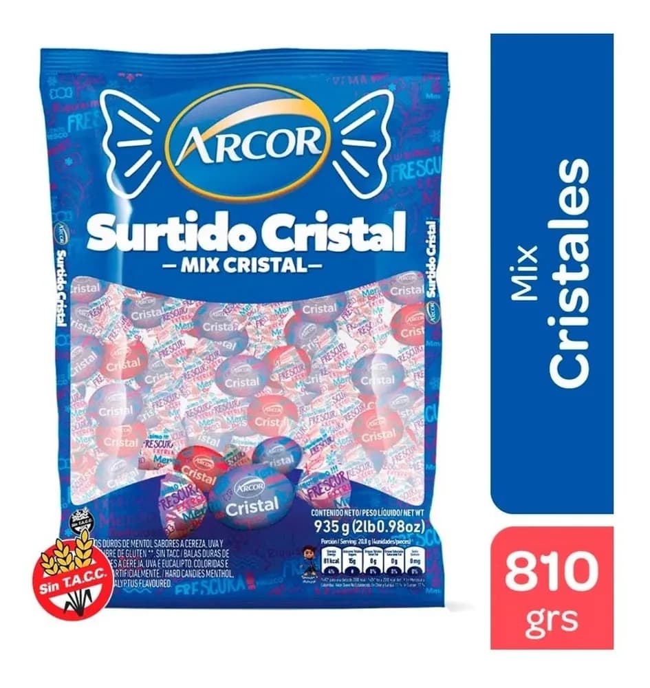 CARA ARCOR SURTIDO CRISTAL 810G