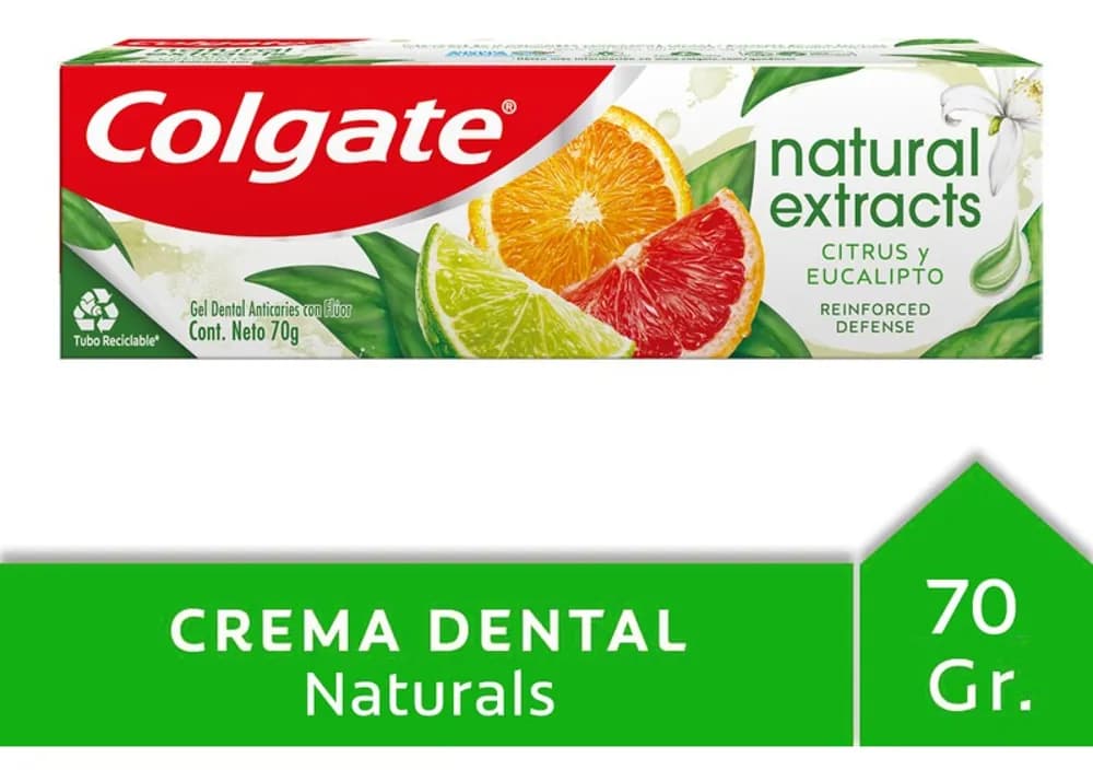 DENT COLGATE NATURAL EXTRACTS CITRUS Y EUCALIPTUS 70G
