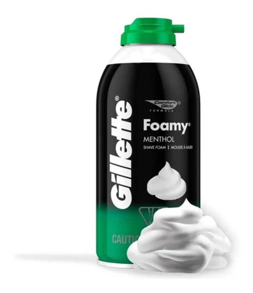 ESPUMA DE AFEITAR GILLETTE MENTOL 175 G