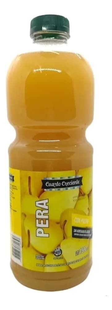 JUGO CUARTO CRECIENTE PERA CON PULPA 1.5 L