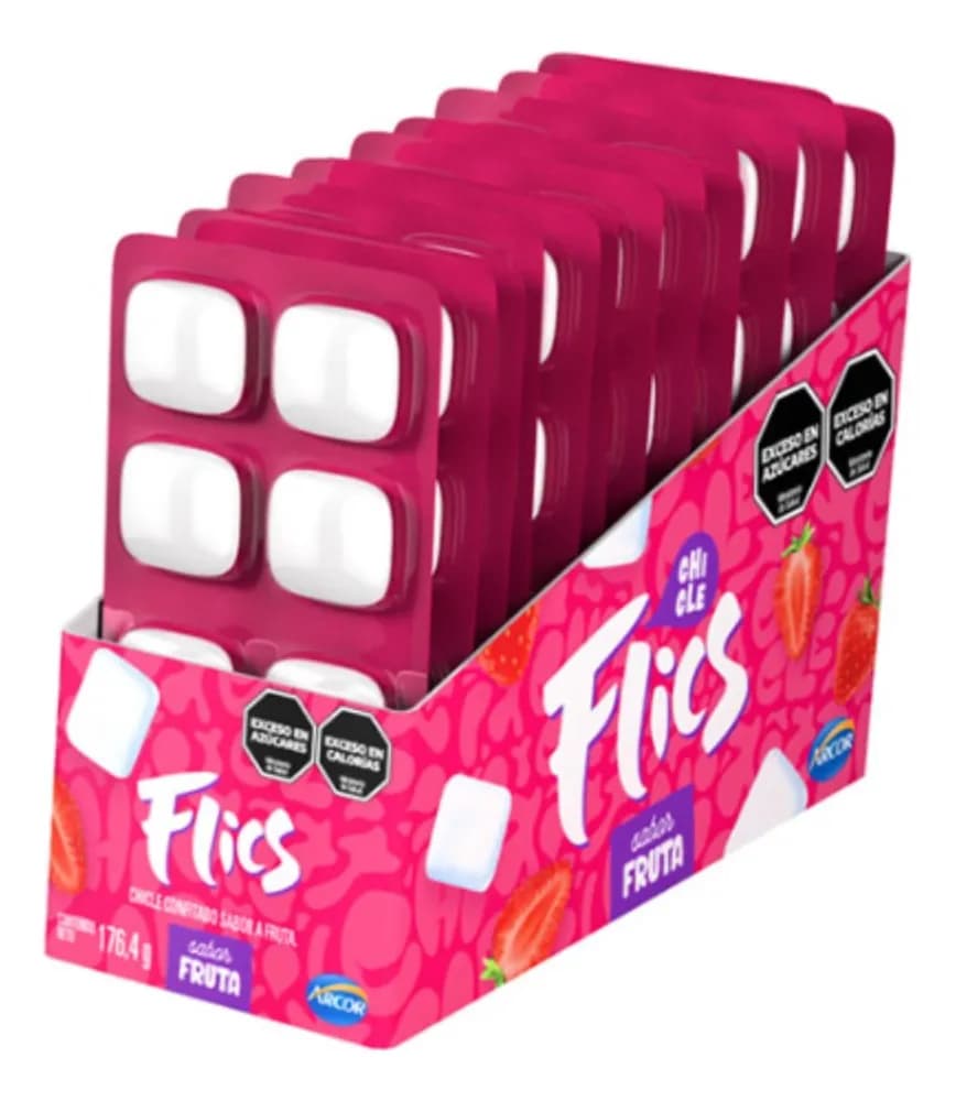 CHICLE FLICS FRUTA ARCOR