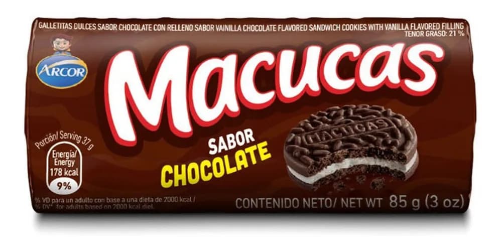 GALLE MACUCAS SAB CHCOLATE 85G