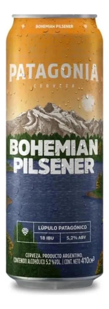 CERV PATAGONIA BOHEMIAN PILSENER 410 CC