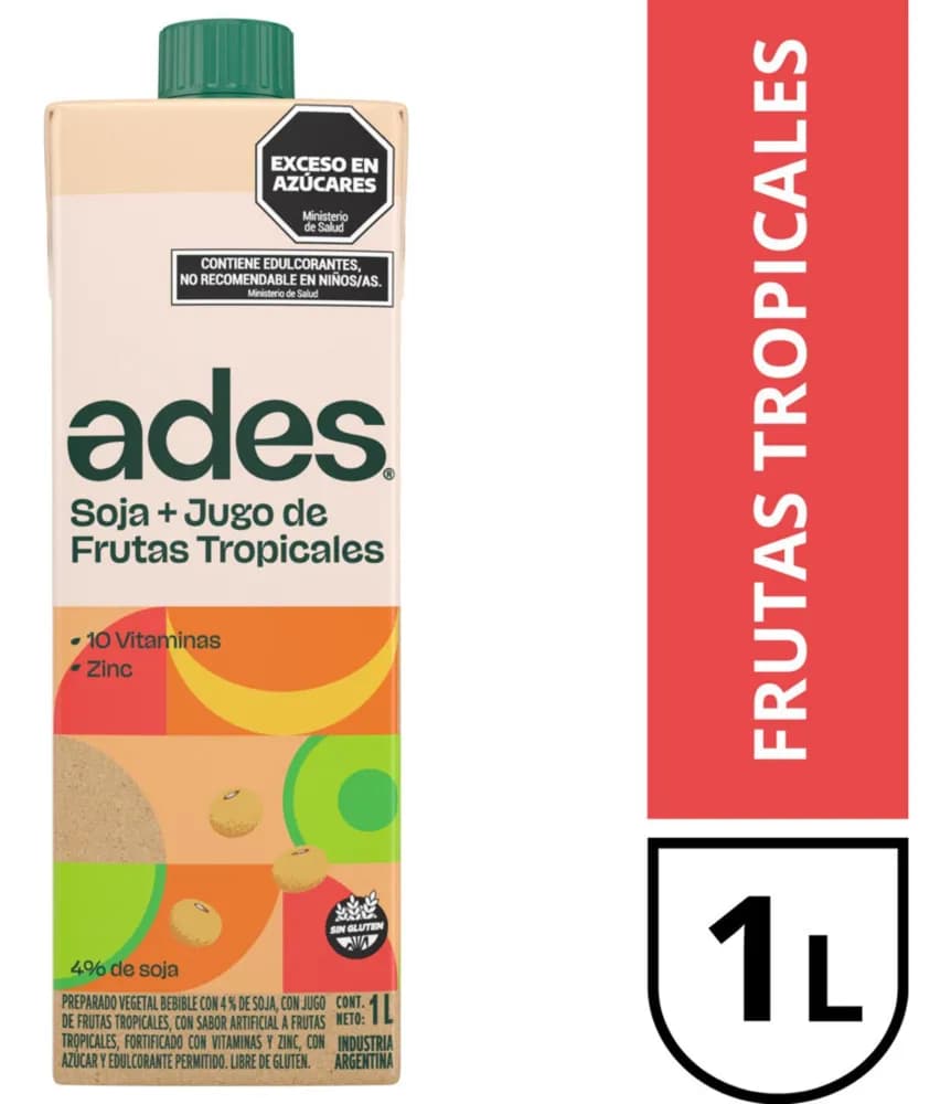 JUGO ADES FRUTAS TROPICALES 1 L