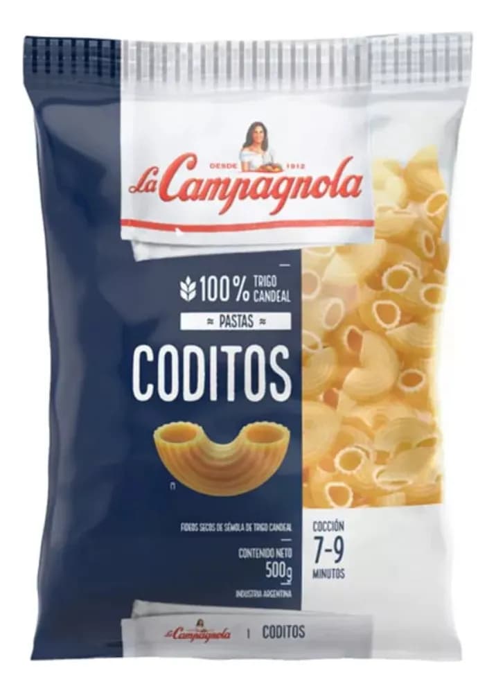 FIDEO LA CAMPAGNOLA CODITO 500 G